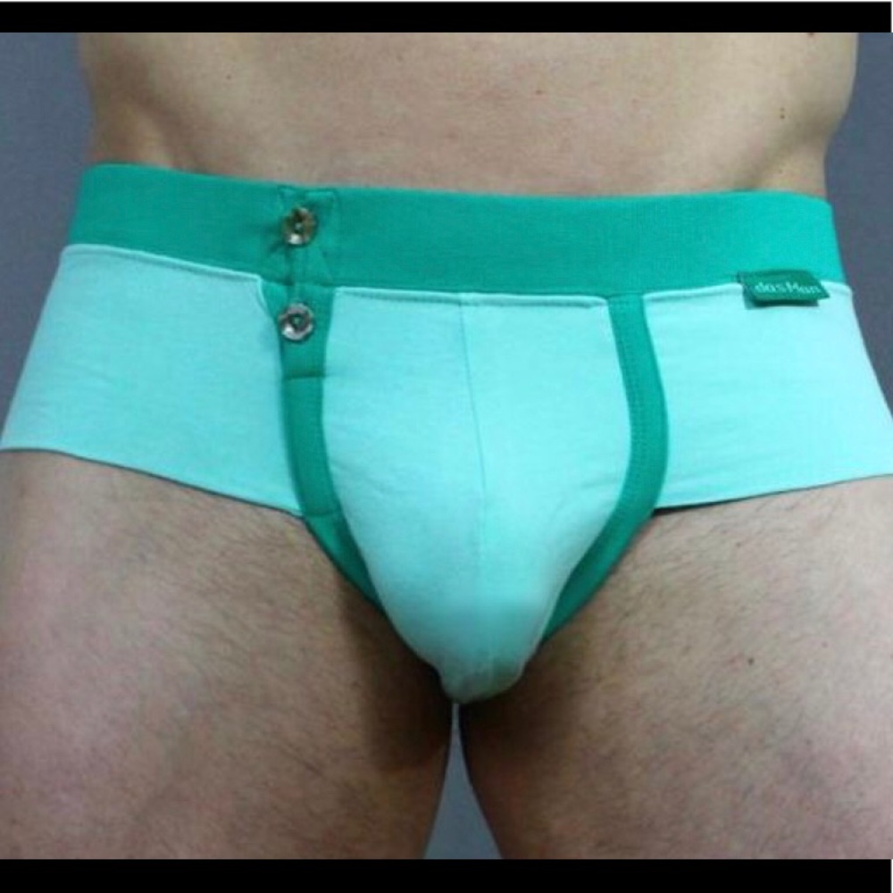 NWOT dasMan MED ORGANIC COTTON POUCH BRIEFS (A)